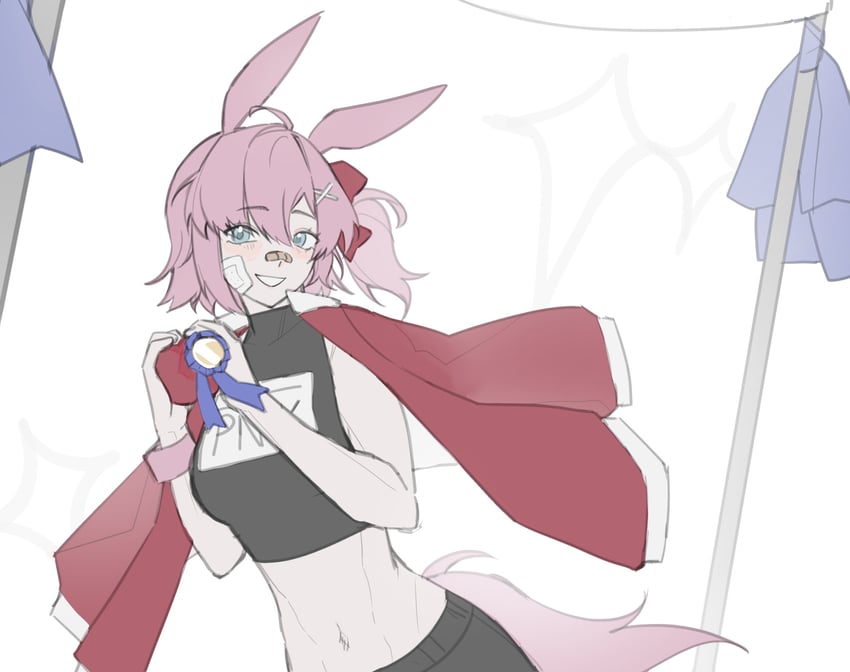 comely material morning (horse race tests) drawn by tmpuramentu
