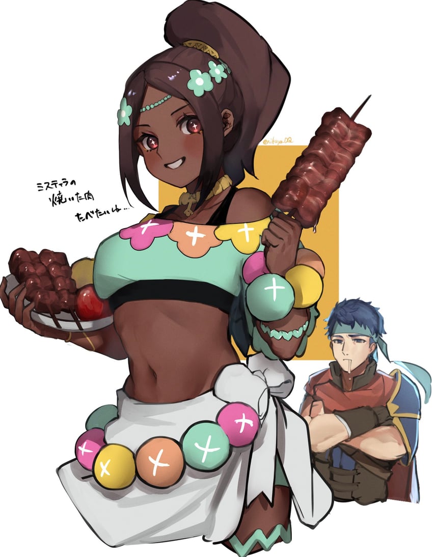 ike and timerra (fire emblem and 3 more) drawn by seinikuten