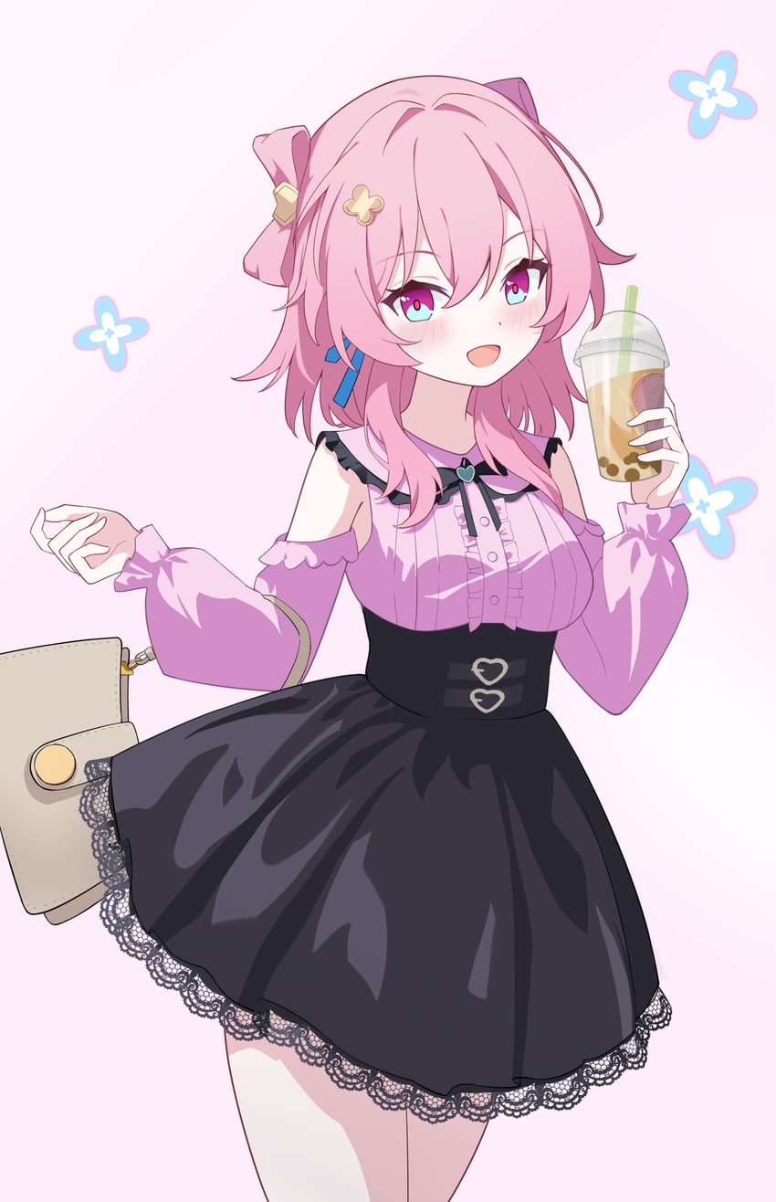march 7th (honkai and 1 more) drawn by ula_cabbage