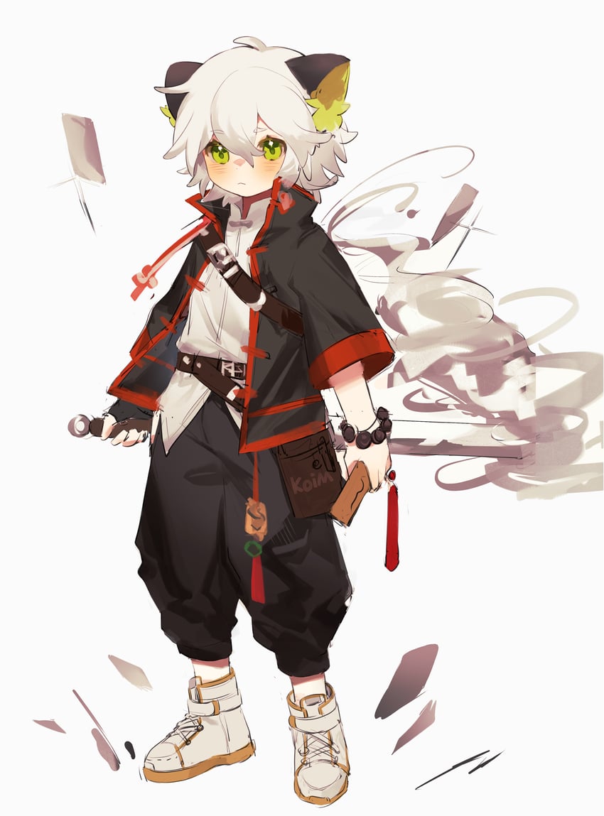 luo xiaohei (arknights and 1 more) drawn by koimin