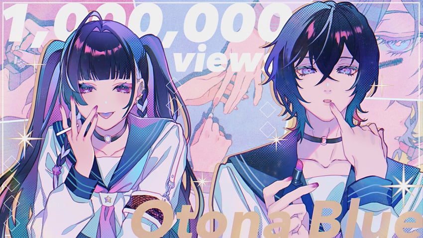 meloco kyoran, shikinagi akira, and seila (nijisanji and 1 more) drawn by kaburagi_(pnoir087)
