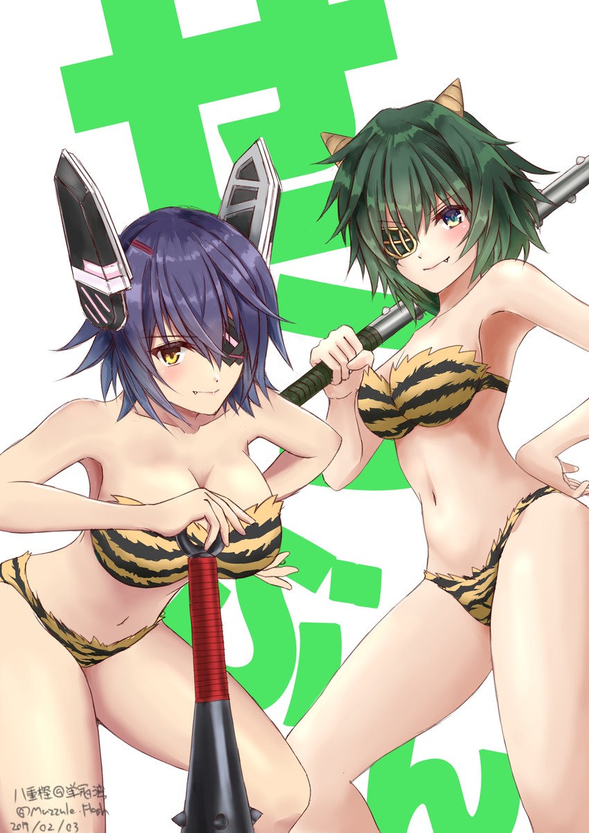 tenryuu, kiso, and kiso kai ni (kantai collection) drawn by yaegashi_(muzzuleflash)