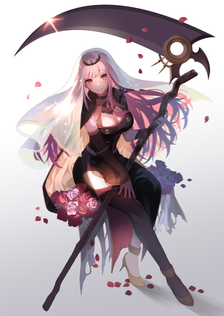 mori calliope (hololive and 1 more) drawn by hase_neet