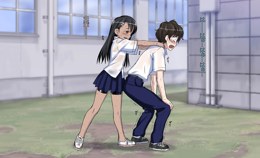 nagatoro hayase and hachiouji naoto (ijiranaide nagatoro-san) drawn by 774_(nanashi)