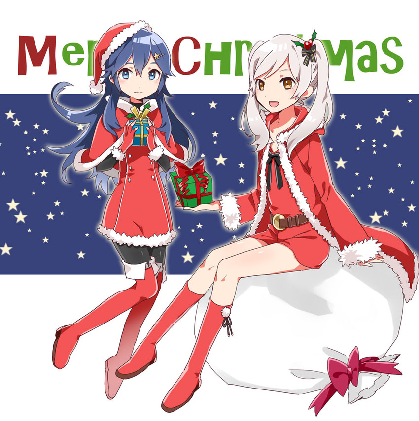 lucina and female robin (fire emblem and 2 more) drawn by menoko