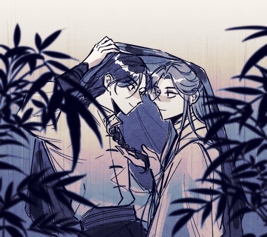 xie lian and hua cheng (tianguan cifu) drawn by flclrnldudnj