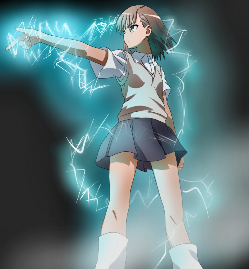 misaka mikoto (toaru majutsu no index and 1 more) drawn by er34_(skyline)