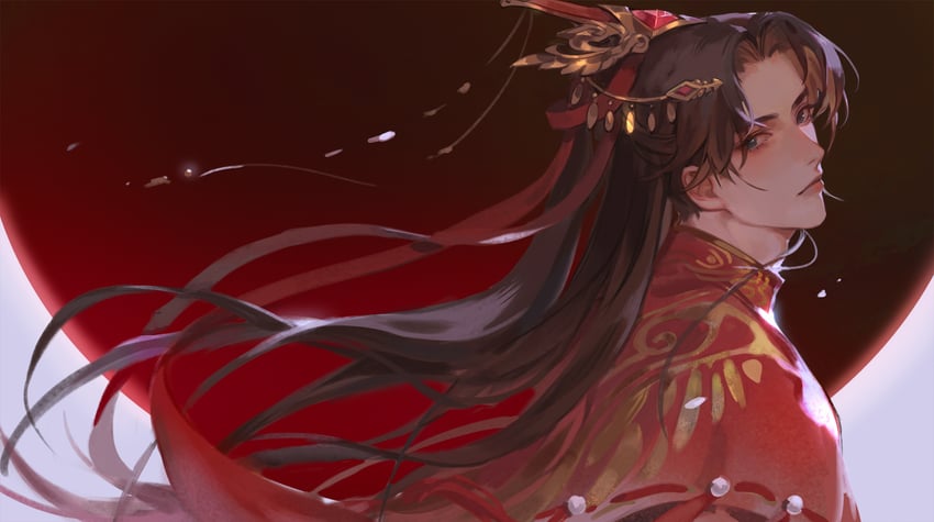chu wanning (erha he ta de bai mao shizun) drawn by haiwu_kehai