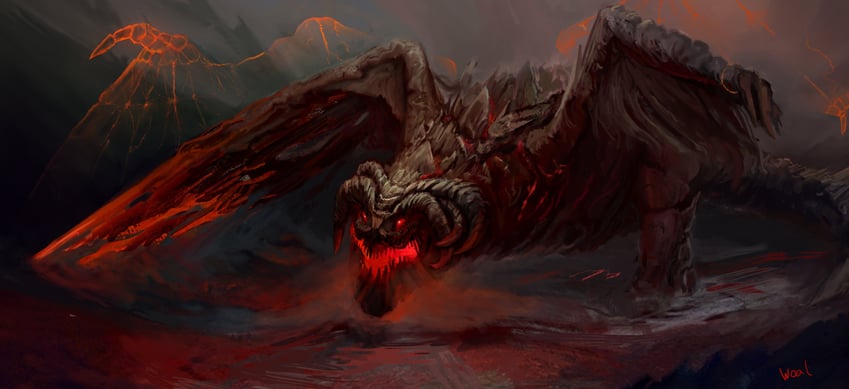 bayle the dread (elden ring and 1 more) drawn by woalnir