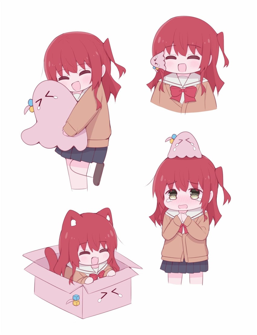 gotoh hitori and kita ikuyo (bocchi the rock!) drawn by yomogidx