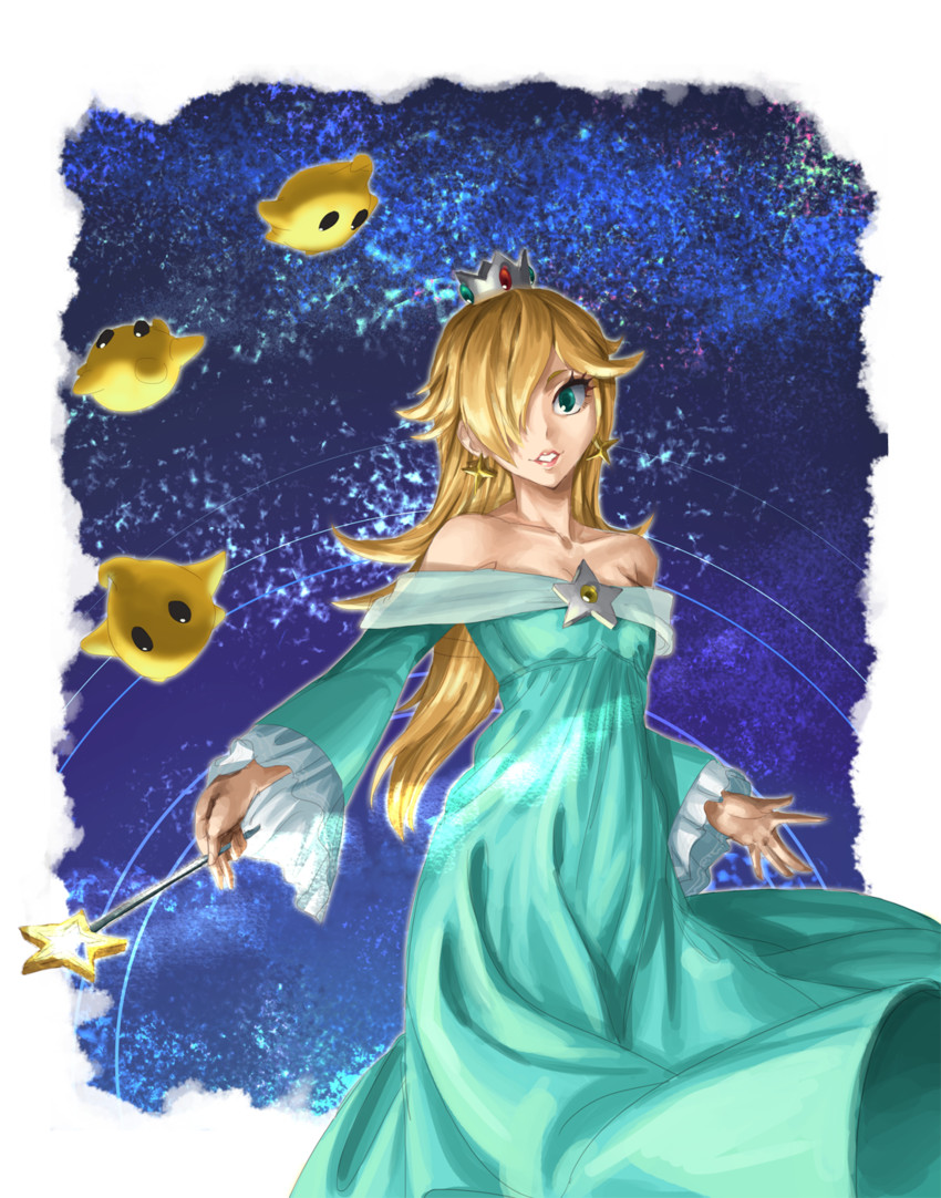rosalina and luma (mario and 1 more) drawn by athenawyrm