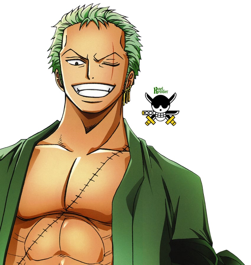 roronoa zoro (one piece) drawn by roronoaroel