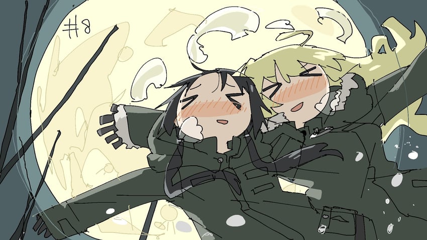 chito and yuuri (shoujo shuumatsu ryokou) drawn by tsukumizu_yuu