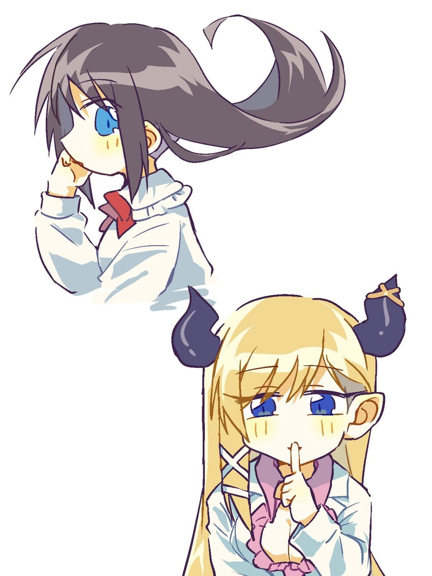 oozora subaru and yuzuki choco (hololive) drawn by nm_shirasu
