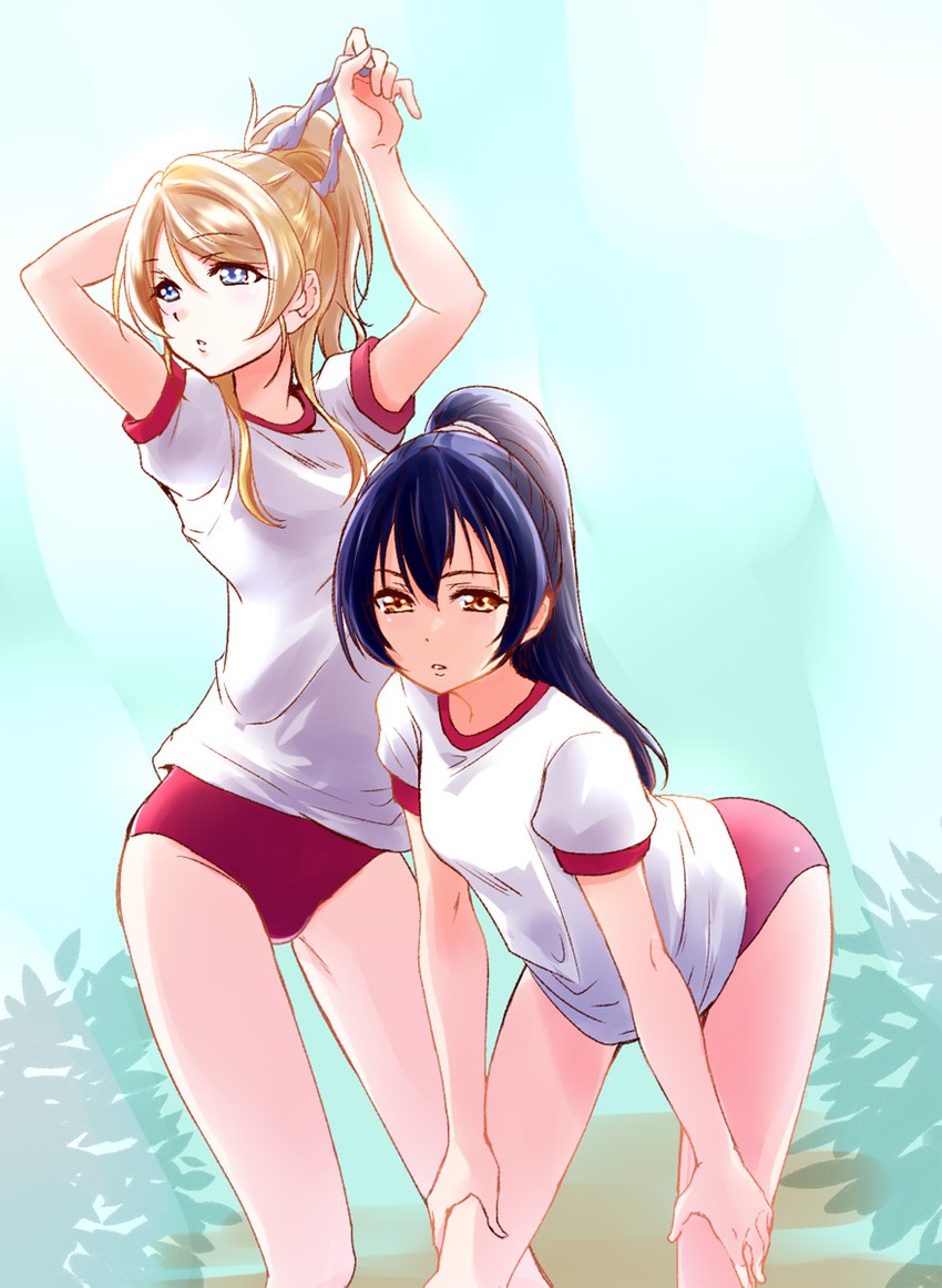 sonoda umi and ayase eli (love live! and 1 more) drawn by urutsu_sahari