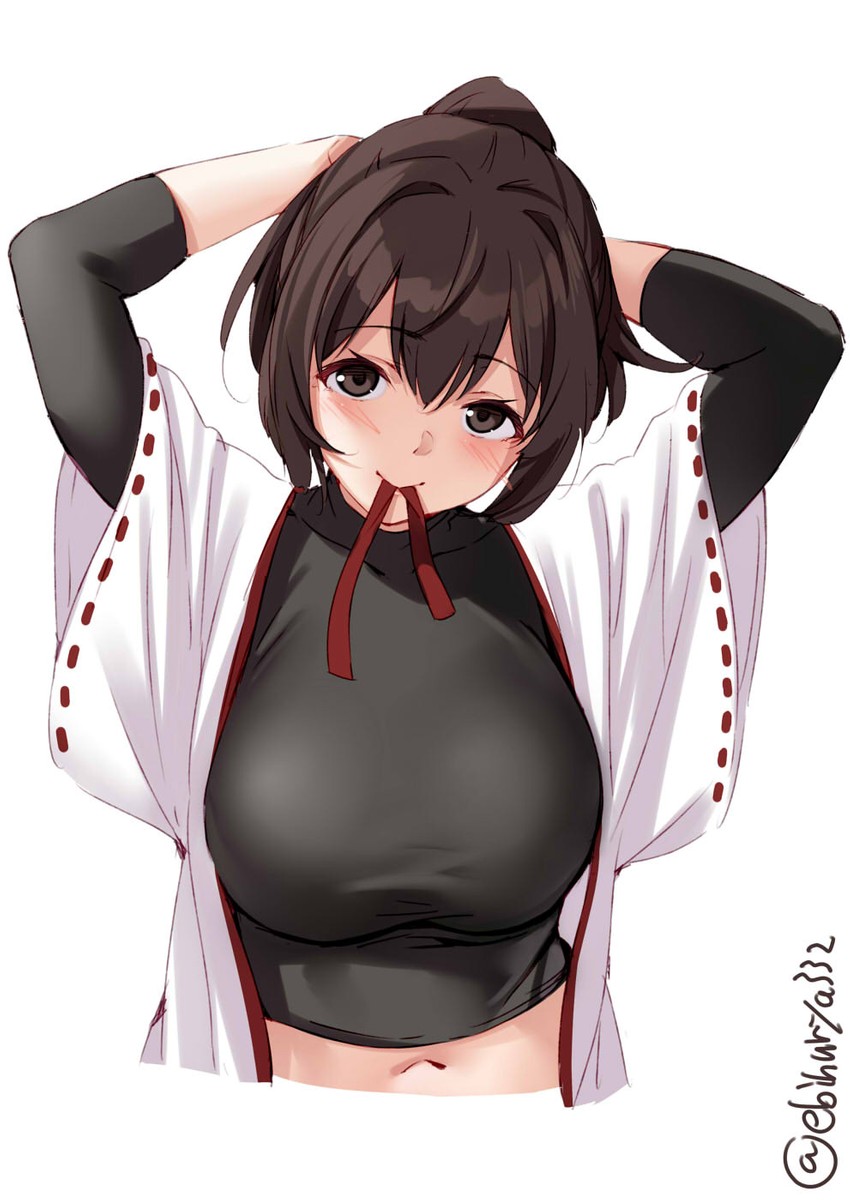 ise and ise kai ni (kantai collection) drawn by ebifurya