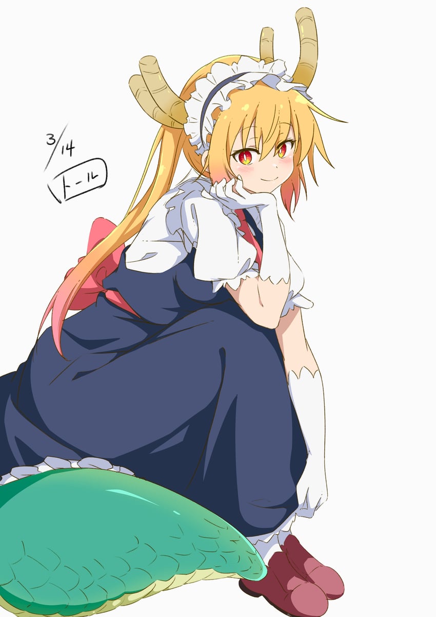 tohru (kobayashi-san chi no maidragon) drawn by nishizuki_shino