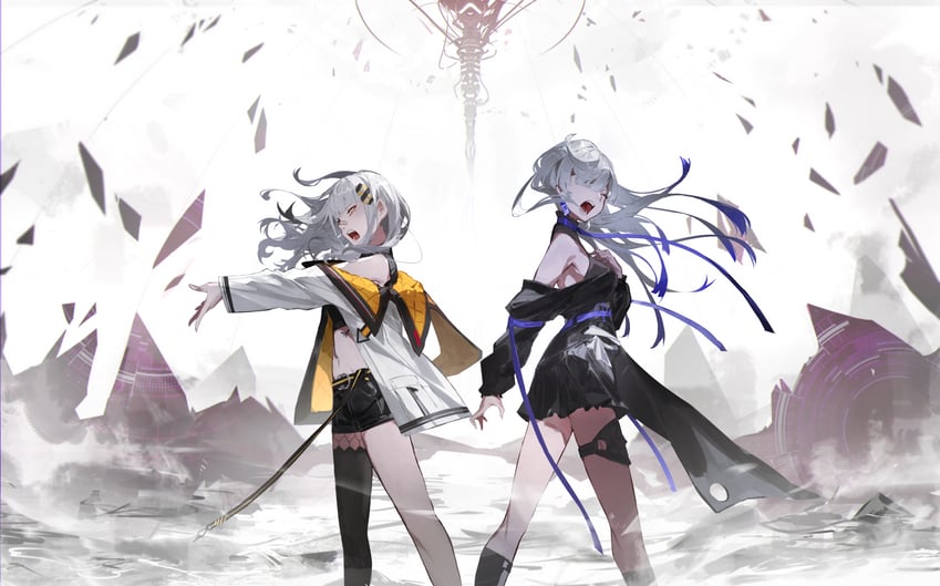 hachi and yomi (live union and 1 more) drawn by kuronoiparoma