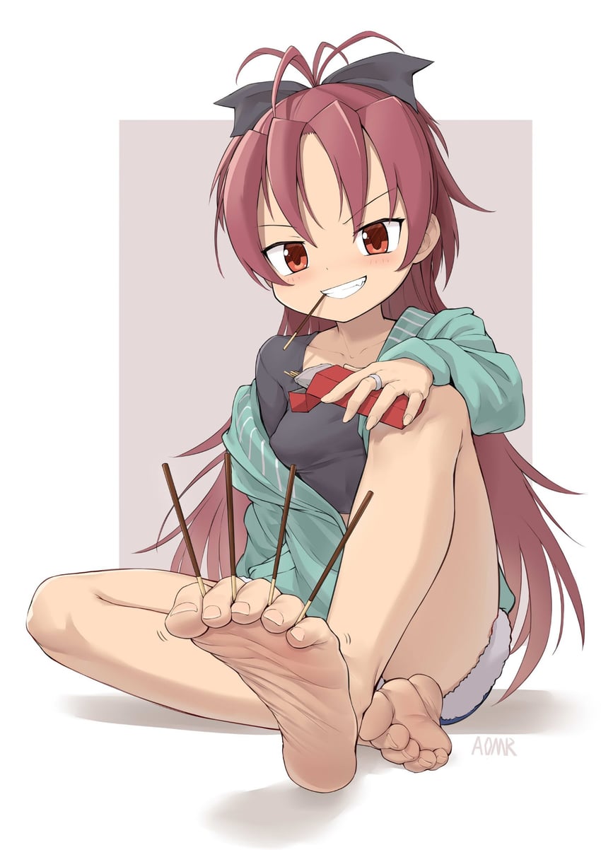 sakura kyoko (mahou shoujo madoka magica) drawn by aomoro