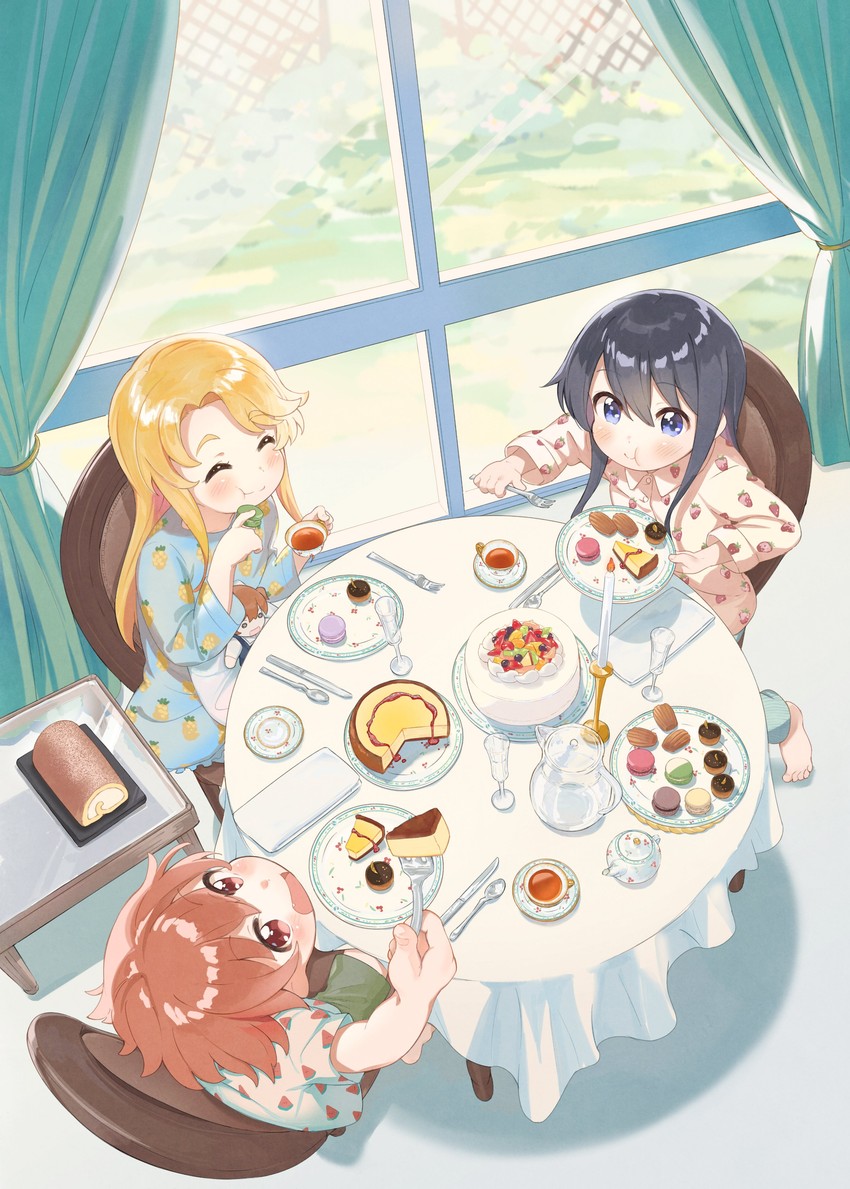 himesaka noa, shirosaki hana, and hoshino hinata (watashi ni tenshi ga maiorita!) drawn by nekopantsu_(blt) and nprmtp