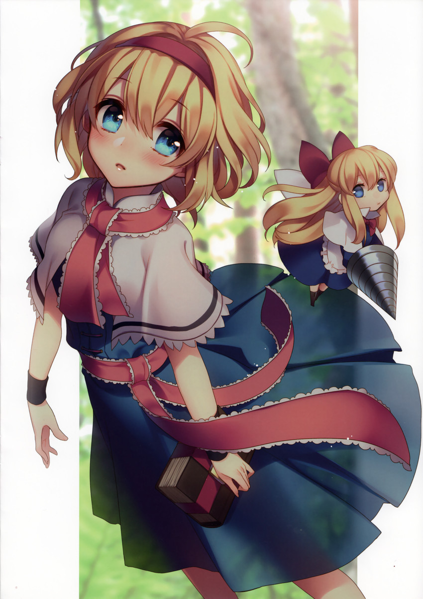 alice margatroid and shanghai doll (touhou) drawn by masaru.jp