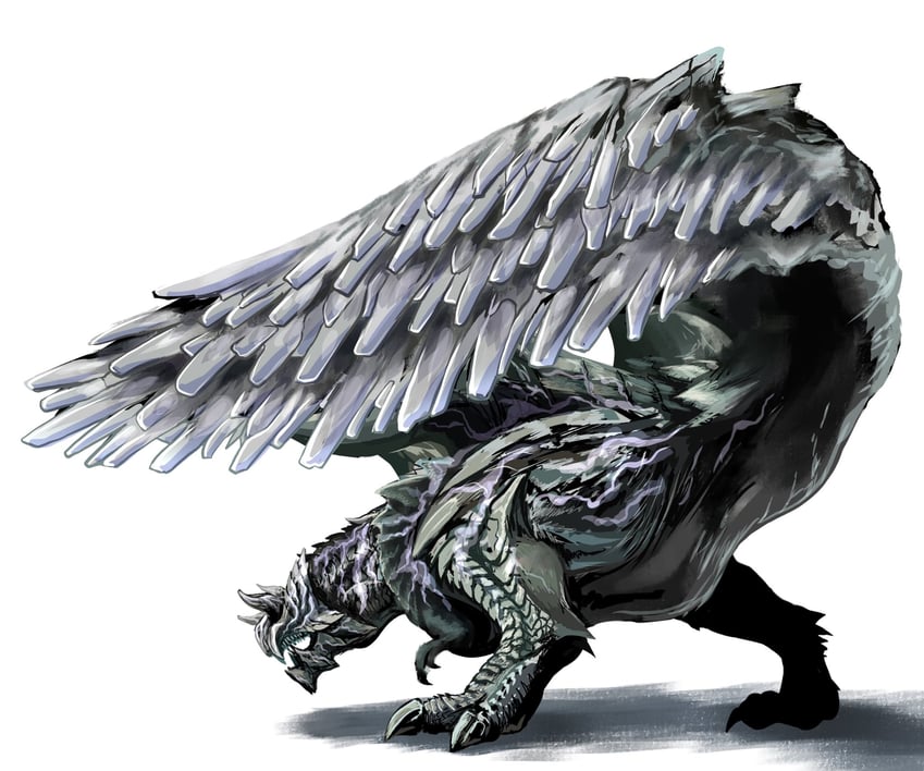 glavenus and zoh shia (monster hunter and 1 more) drawn by komagome