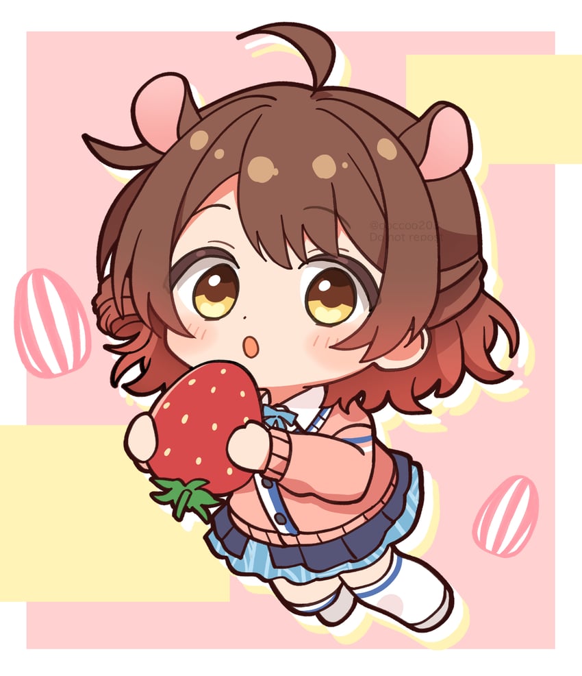 hanami ume (idolmaster and 1 more) drawn by mikawa_ayumu
