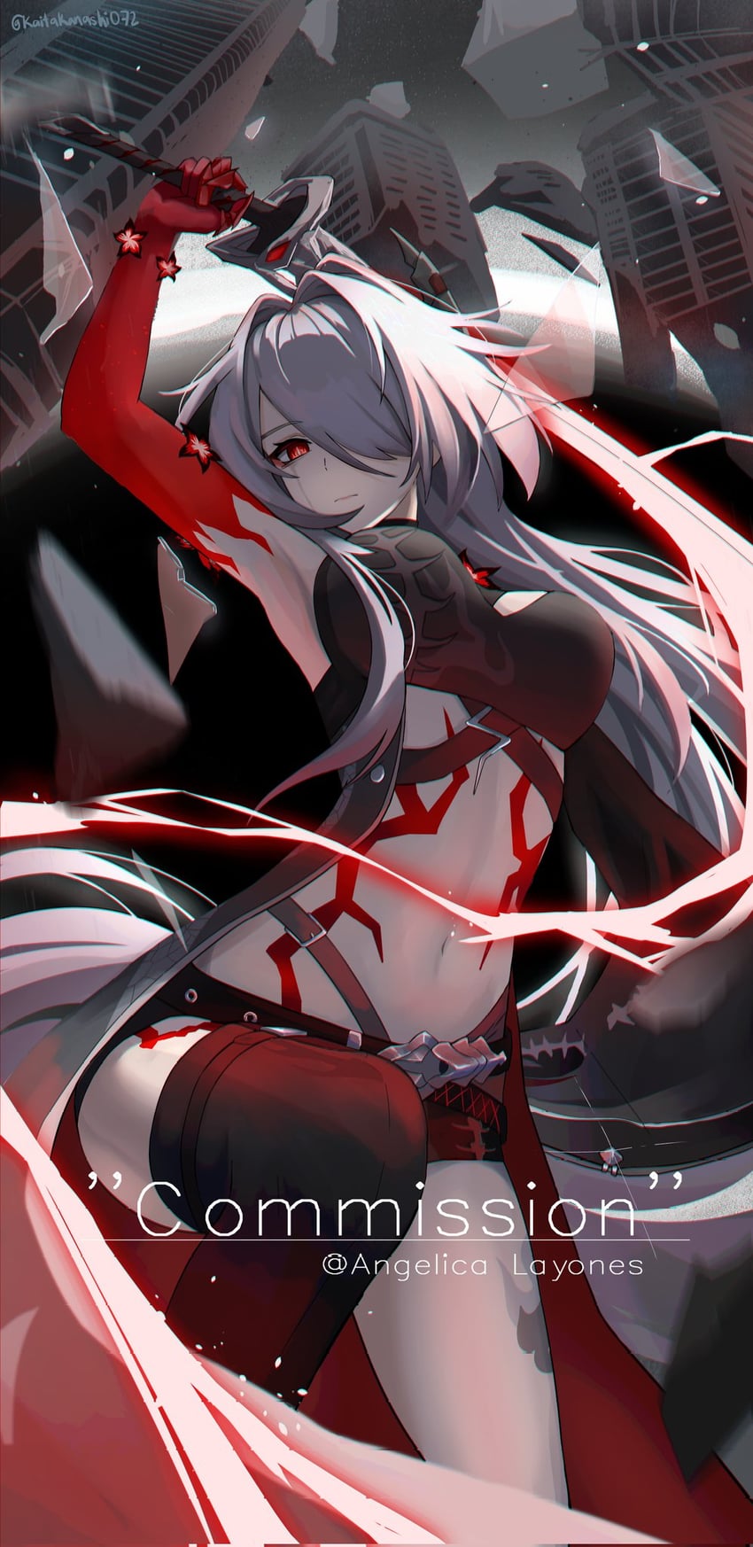 acheron (honkai and 1 more) drawn by kai_takanashi