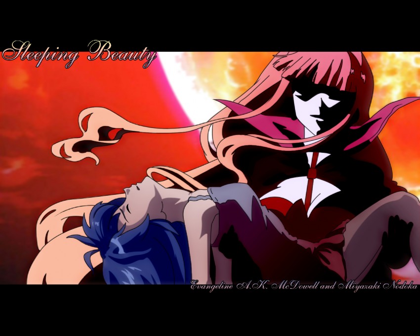 evangeline a.k. mcdowell and miyazaki nodoka (mahou sensei negima!)