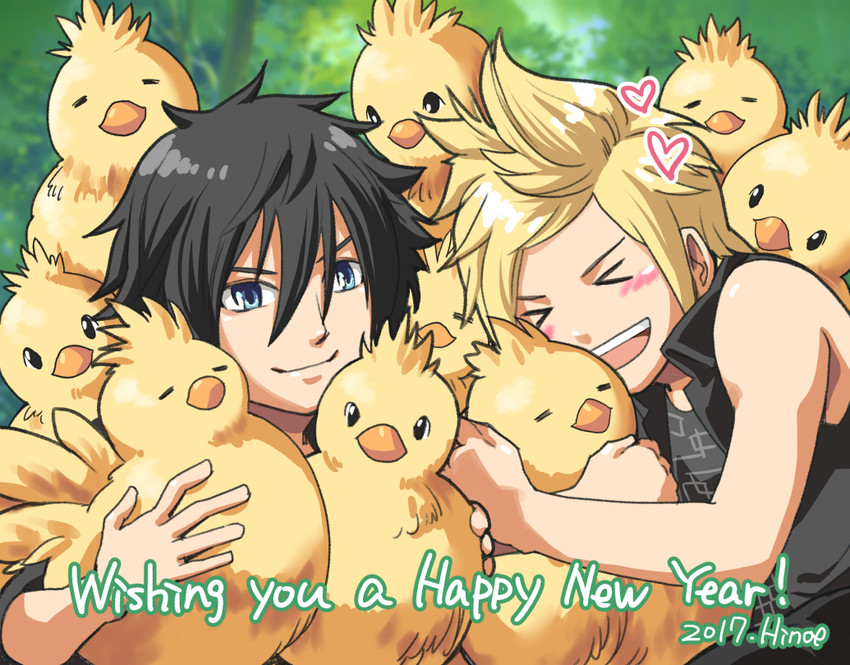 noctis lucis caelum and prompto argentum (final fantasy and 1 more) drawn by hinoe_(dd_works)