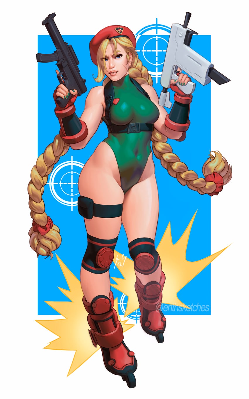 cammy white (street fighter and 2 more) drawn by entheighth