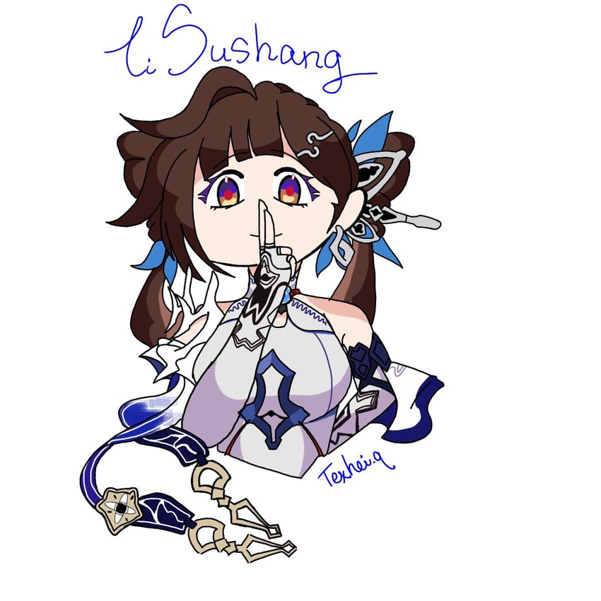 li sushang (honkai and 1 more) drawn by texhei.q