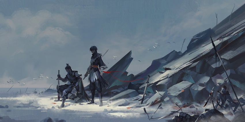 cao cao and ziluan (shin sangoku musou and 1 more) drawn by kdash
