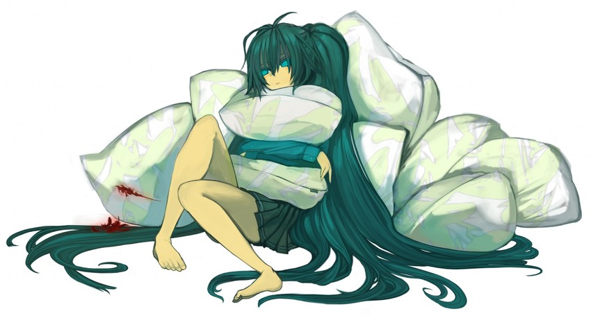 hatsune miku (vocaloid and 1 more) drawn by ukai_saki