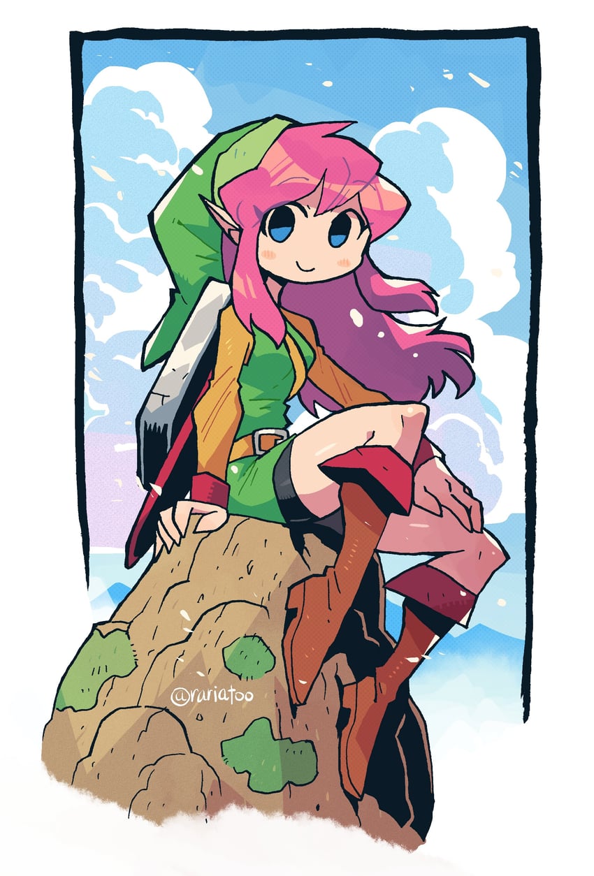 link (the legend of zelda and 1 more) drawn by rariatto_(ganguri)