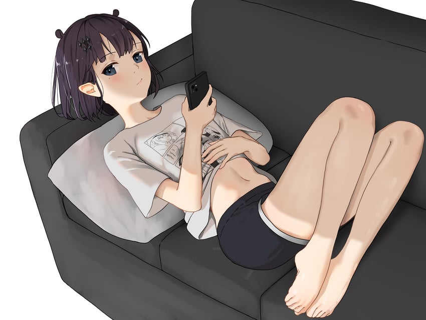 ninomae ina'nis (hololive and 1 more) drawn by tanac_mangi