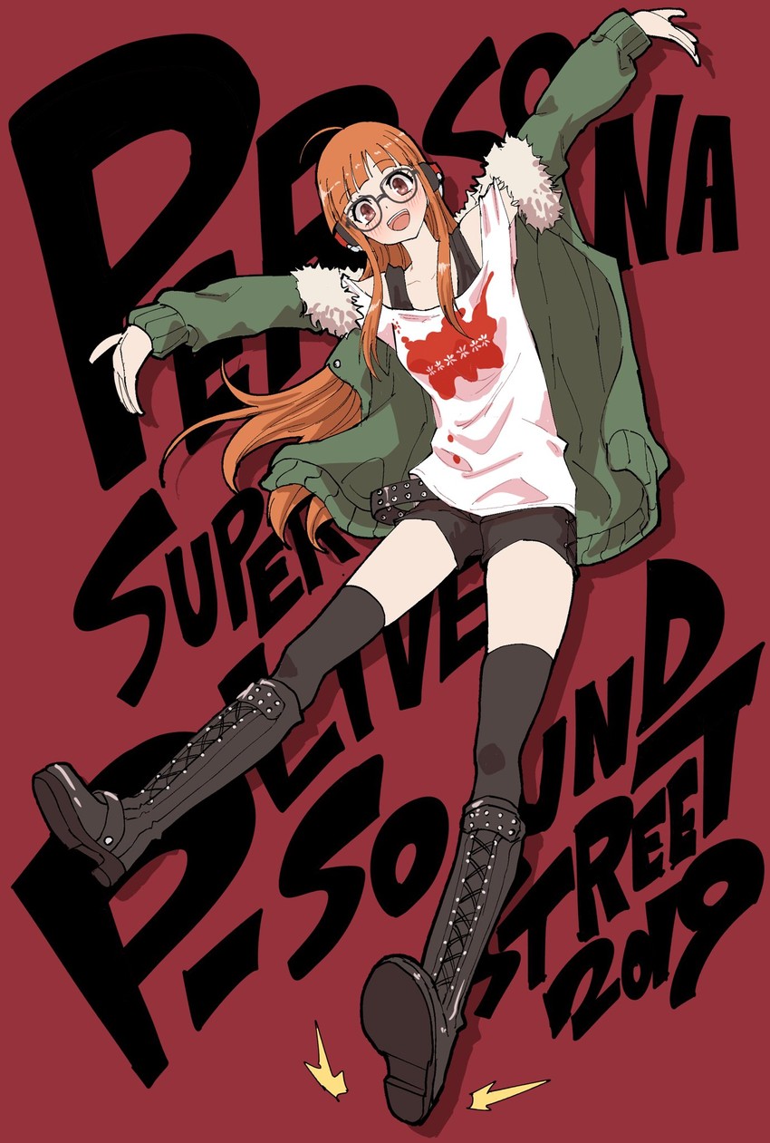 sakura futaba (persona and 1 more) drawn by kurosususu