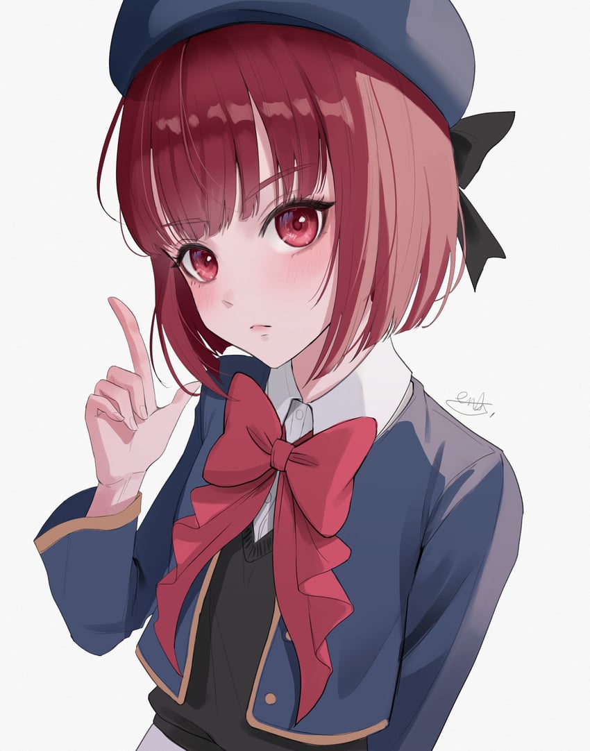 arima kana (oshi no ko) drawn by aendi_en_d_endei