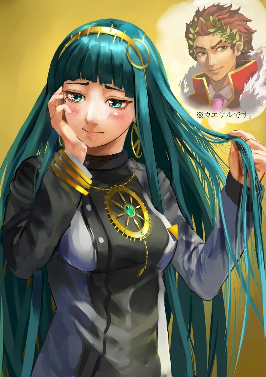 cleopatra and gaius julius caesar (fate and 1 more) drawn by yasaidon
