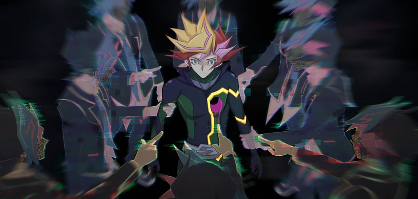 fujiki yusaku and playmaker (yu-gi-oh! and 1 more) drawn by jaimieazure