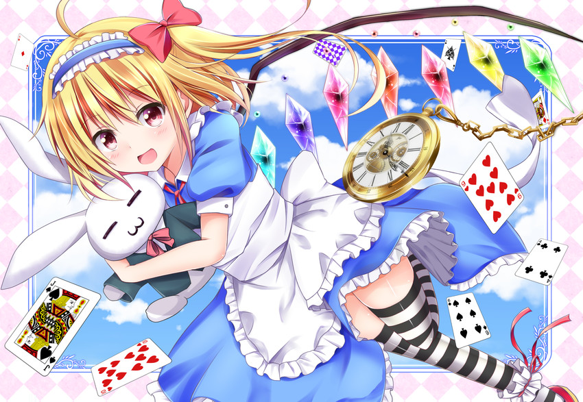 flandre scarlet and alice (touhou and 1 more) drawn by hyurasan