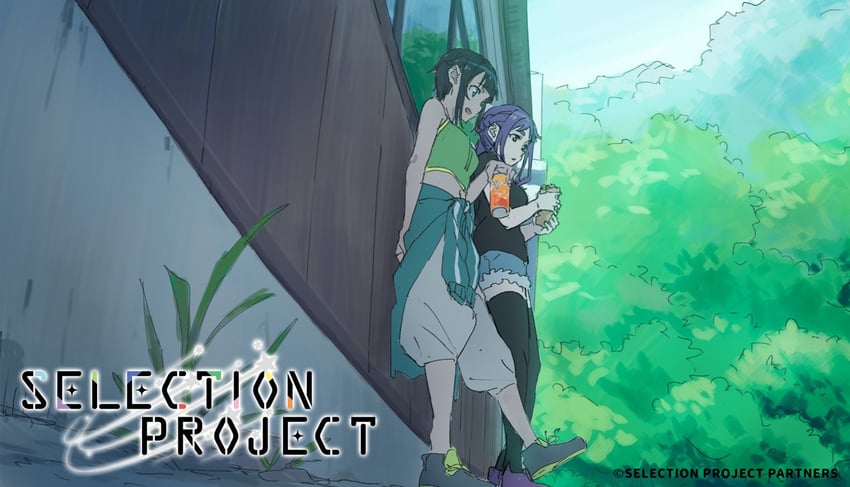 yagi nodoka and yodogawa ao (selection project) drawn by hirayama_kanna