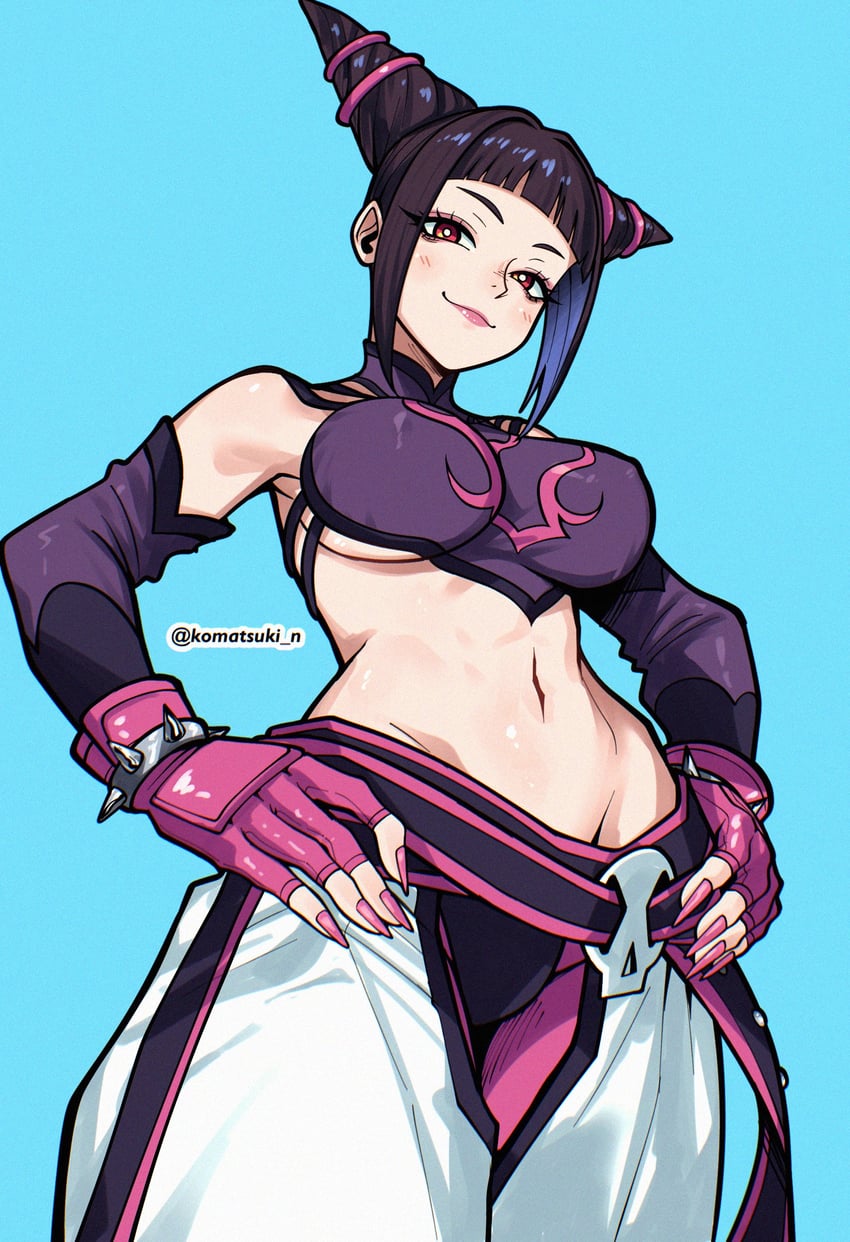 han juri (street fighter and 1 more) drawn by komatsuki_n