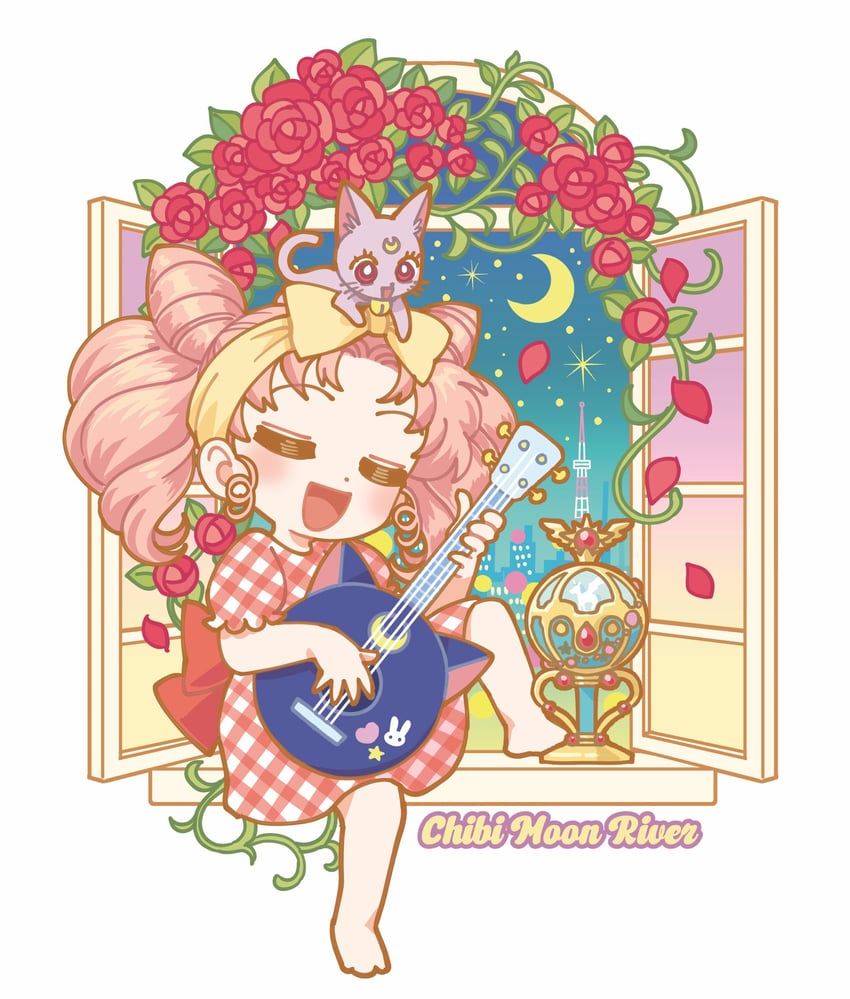 chibi usa and diana (bishoujo senshi sailor moon) drawn by prettysavage30