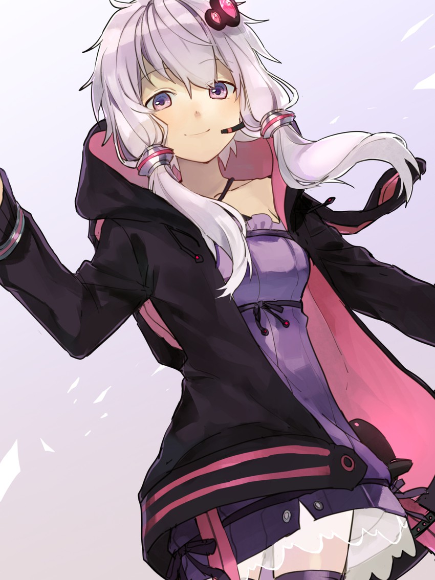 yuzuki yukari (vocaloid and 1 more) drawn by saz8720