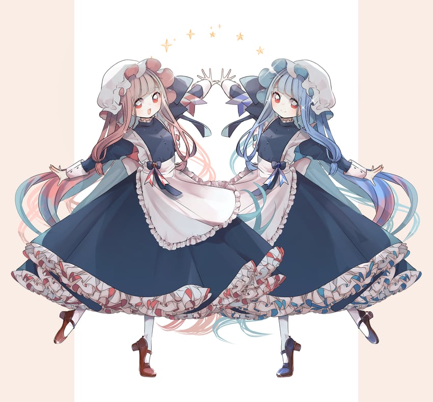kotonoha akane and kotonoha aoi (voiceroid) drawn by oyasumi_makura