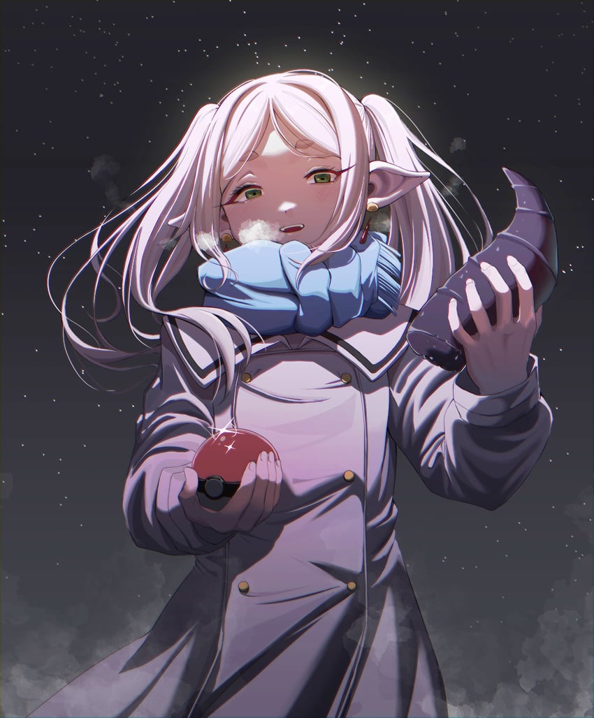 frieren (pokemon and 1 more) drawn by symbol_world
