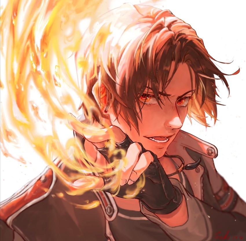 kusanagi kyou (the king of fighters) drawn by sad_(sadisme)