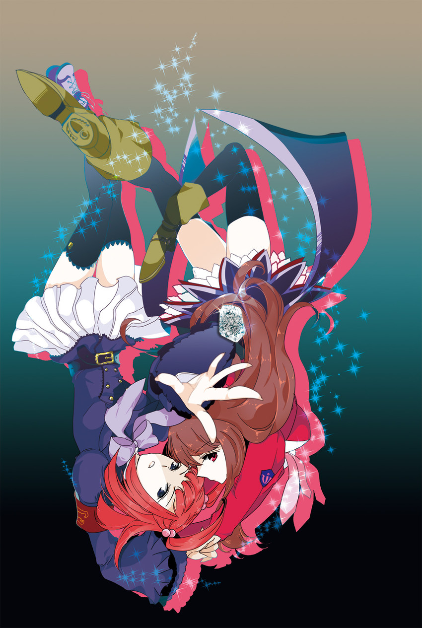 ushiromiya ange and mammon (umineko no naku koro ni) drawn by sarasa_misa