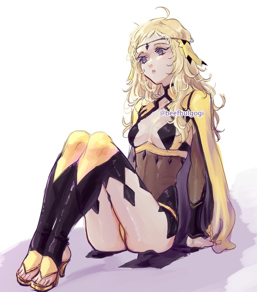 ophelia (fire emblem and 1 more) drawn by tofucakes